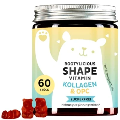 Abbildung von Kollagen &amp; OPC Hochdosiert Gummibärchen Shape Gummies Straffe Haut Bears with Benefits Bootylicious
