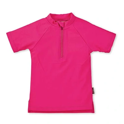 Abbildung von Sterntaler Baby Mädchen Kurzarm schwimmshirt Rash Guard Shirt, Magenta, 80