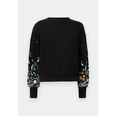 Abbildung von ONLY Onlbrooke Flower Sweatshirt, Damen, Größe: XXS, Black