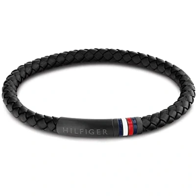 Abbildung von Tommy Hilfiger Jewelry Armband für Herren aus Leder Schwarz 2790403
