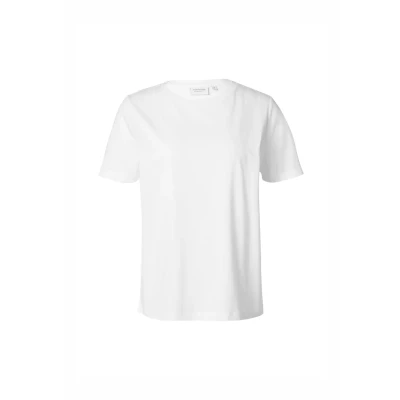Abbildung von comma casual identity T Shirt, unifarben, regular fit, Baumwolle, Rundhals