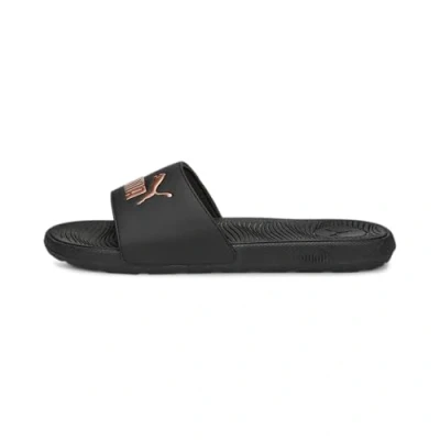 Abbildung von PUMA Damen Cool Cat 2.0 WNS Slide Sandal, Black Rose Gold, 37 EU