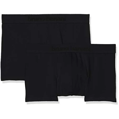 Abbildung von Bruno Banani 2 PACK Flowing Panties, Herren, Größe: Small, Schwarz