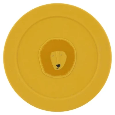Abbildung von Trixie Mr Lion Silikon Snacktopf mit Deckel, Gelb