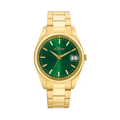 Abbildung von s.Oliver Uhr goldcoloured, Herren, Größe: 20, Gold coloured