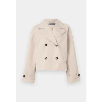 Abbildung von PIECES Pcscarlett Ls Short Trenchcoat Noos