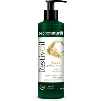 Abbildung von Restivoil Tecnonaturae Nährstoff Shampoo, trockenes Haar, überfermentiert, leichte Öle, biologisch abbaubar, 250 ml