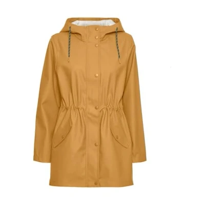 Abbildung von Vero Moda Vmmalou Coated NOOS Outdoorjacke, Damen, Größe: Medium, Amber gold