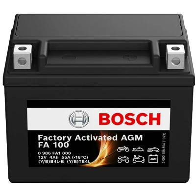 Abbildung von BOSCH AGM 0 986 FA1 000 Batterie 12V 4Ah 50A B0
