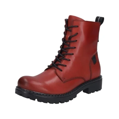 Abbildung von Josef Seibel Plateaustiefelette, Damen, Größe: 41, Rot Schuhe