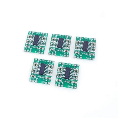 Abbildung von ANGEEK PAM8403 Super Mini digital Amplifier Board 2 * 3W Class D efficient 2.5 to 5V USB Power Supply (5 pcs)