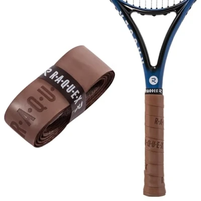 Abbildung von Raquex Enhance Ersatz Griffband: Griffband geeignet für Tennis , Padel, Badminton und Squashschläger. 14 Farben. Hochwertiges, selbsthaftendes Tennisschläger (Schokolade, 1 Griffband)