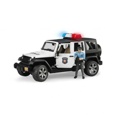Abbildung von Bruder Polizeifahrzeug Jeep Wrangler Unlimited Rubicon 1:16