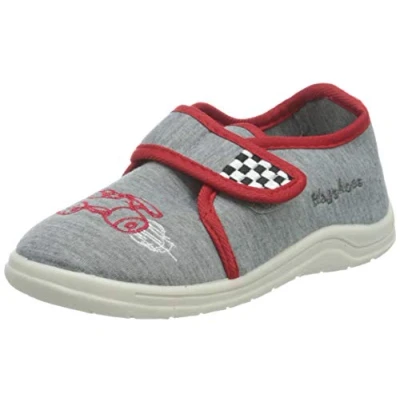 Abbildung von Playshoes Unisex Kinder Hausschuhe, Rennwagen, 20/21 EU