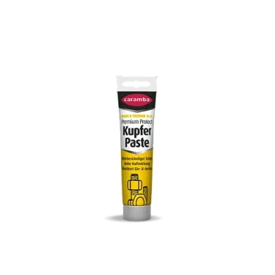 Abbildung von Caramba Premium Protect Kupfer Paste, Schmierfett für Schrauben und Metallteile, Temperatur Druckbeständig, Antifestbrennen Korrosionsschutz, 100 g