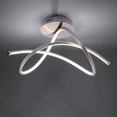 Abbildung von JUST LIGHT Deckenleuchte »VIOLETTA«, 1 flammig, Leuchtmittel LED Board fest integriert, inklusive festverbaute LED, aus Stahl gefertigte Deckenlampe