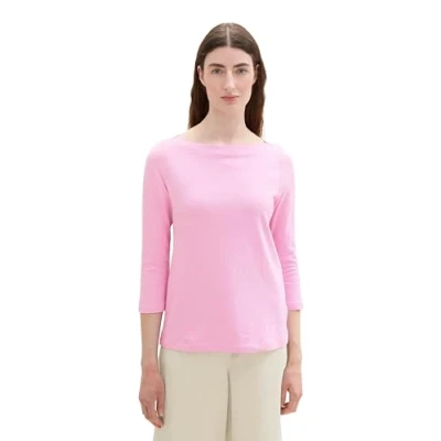 Abbildung von TOM Tailor Langarmshirt, Damen, Größe: 42, Powder rose