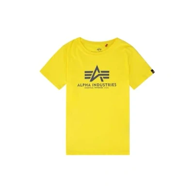Abbildung von Alpha Industries Tshirt print für Kinder, Größe: 128, Empire yellow