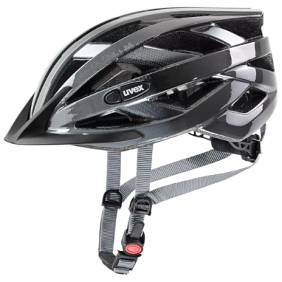 Abbildung von uvex air Wing Leichter Allround Helm für Damen und Herren individuelle Größenanpassung erweiterbar mit LED Licht Grey Black 52 57 cm
