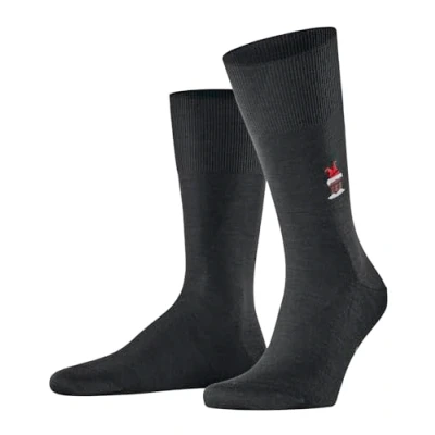 Abbildung von Falke Airport Santa Chimney Socken, Herren, Größe: 45/46, Black