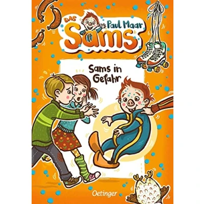 Abbildung von Das Sams 5. in Gefahr: Der Kinderbuch Klassiker, modern und farbig illustriert von Nina Dulleck für Kinder ab 7 Jahren