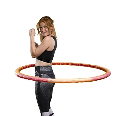 Abbildung von HOOPOMANIA Action Hoop [1,6 kg] Hula Hup zum Abnehmen für Erwachsene Sport