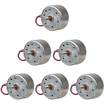 Abbildung von ICQUANZX 6 Stück DC 3V 1730RPM Mini Elektromotor für DIY Spielzeug Windturbinengenerator