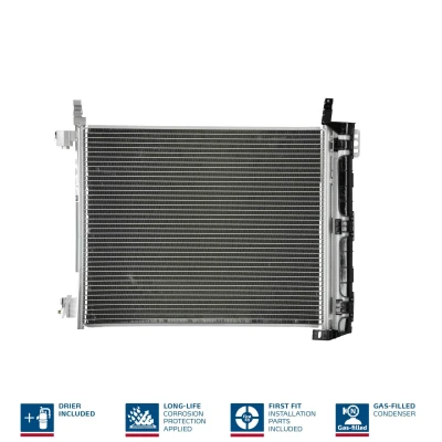 Abbildung von NISSENS 940372 Klimakondensator mit Trockner Aluminium 513 R 134a