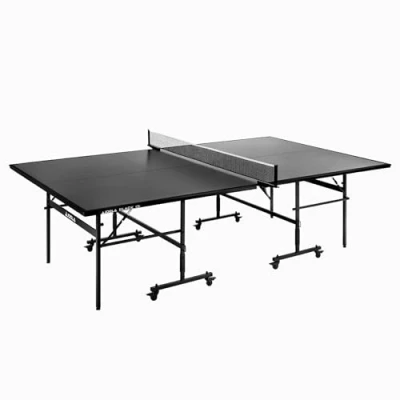 Abbildung von JOOLA Tischtennisplatte Black 13i Indoor Tischtennistisch klappbares Untergestell Schneller Aufbau inklusive Netz, schwarz, 274 x 152,5 76 cm
