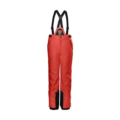 Abbildung von Killtec Mädchen Ksw 77 Grls Pnts Funktionshose Skihose mit abzippbaren Latz Schneefang und Kantenschutz, Neon Reinorange, 176 EU