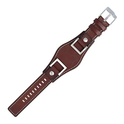 Abbildung von Fossil Uhrenarmband 24mm Leder Braun JR 1157 LB JR1157