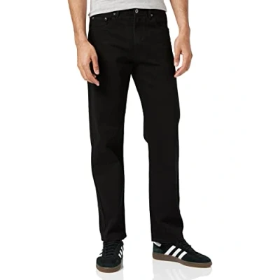 Abbildung von Enzo Herren Straight Jeans BCB5, Schwarz (Black), 44S