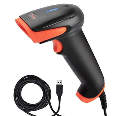 Abbildung von Tera CCD 1500 Barcode Scanner 1D Barcodescanner Wired Kabelgebunden Leser für Bildschirm, Modell 1500C