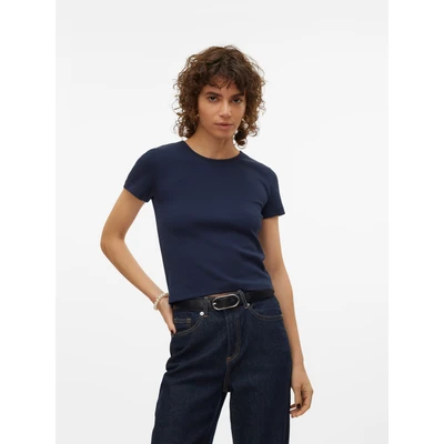 Abbildung von Vero Moda Rundhalsshirt »VMCHLOE SS SHORT TOP JRS NOOS«