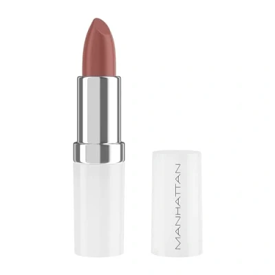 Abbildung von Manhattan Lasting Perfection Satin Lipstick 230 Hip Hazelnut, Lippenstift für intensive, langanhaltende Farbe und feuchtigkeitsspendende Pflege