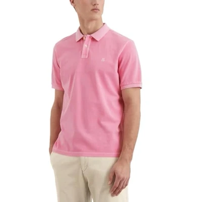 Abbildung von Marc O&#039;Polo Short Sleeve Slits AT HEM Poloshirt, Herren, Größe: XXL, Scandi rose
