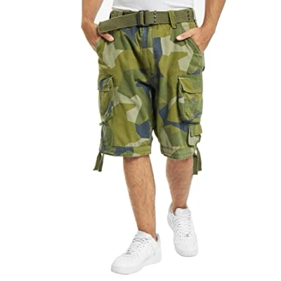 Abbildung von Brandit Savage Vintage Shorts, Herren, Größe: 6XL, Swedisch camo m90