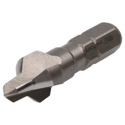 Abbildung von wolfcraft Bohrsenker, Sechskant Schaft Ø 4 10 mm I 2547000 2 in 1 Funktion zur Vorbereitung von Verschraubungen Holz und Kunststoff
