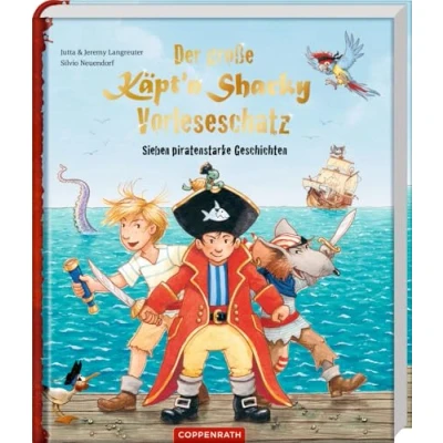 Abbildung von Der große Käpt&#039;n Sharky Vorleseschatz: Sieben piratenstarke Geschichten: durchgehend farbig illustriert für Kinder ab 4