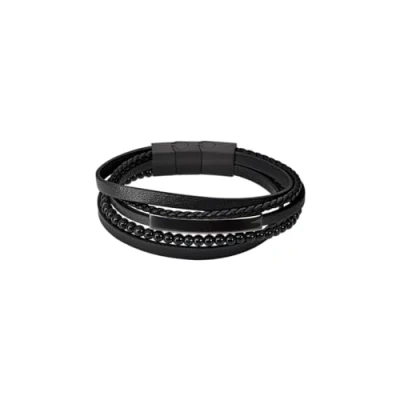 Abbildung von LOTUS STYLE LS2144 2/4 Leder Herren Armband, Leder, Kein Edelstein