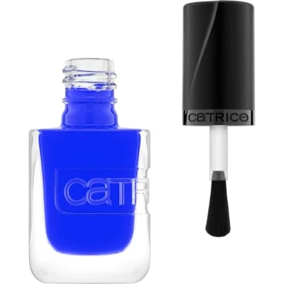 Abbildung von Catrice GEL AFFAIR Nail Lacquer, Nagellack, Nr. 027, Blau, langanhaltend, Einfach zu entfernen, glänzend, vegan, ohne Mikroplastikpartikel, Konservierungsstoffe, Parfüm, 1er Pack (10.5ml)