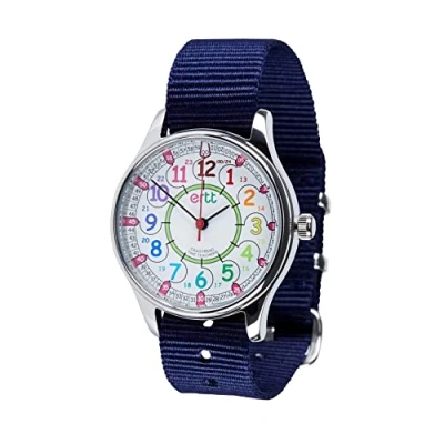 Abbildung von EasyRead Time Teacher Wasserdicht Armbanduhr Kinder Kinderuhr Mädchen &amp; Jugen Die Zeit Lernen Uhren 2 Stufen Kind 12 24 Stunden Zifferblatt Einfach Zu Lesen