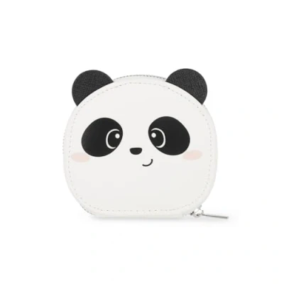 Abbildung von Legami Maniküre Set But First Nails, Nagelschere, Nagelknipser, Nagelfeile, Nagelhautschieber für und Pediküre, tragbar, ideal Reisen, Heimgebrauch, Panda