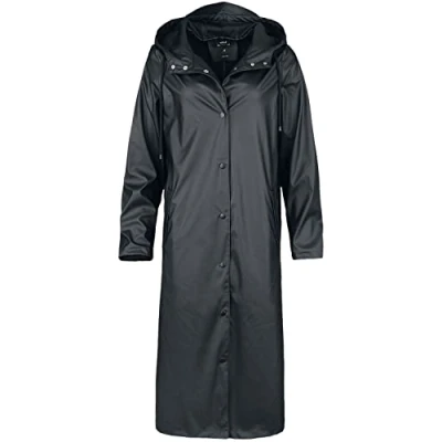 Abbildung von Noisy May SKY L/S Aline Raincoat NOOS Regenjacke / wasserabweisende Jacke, Damen, Größe: XS, Black