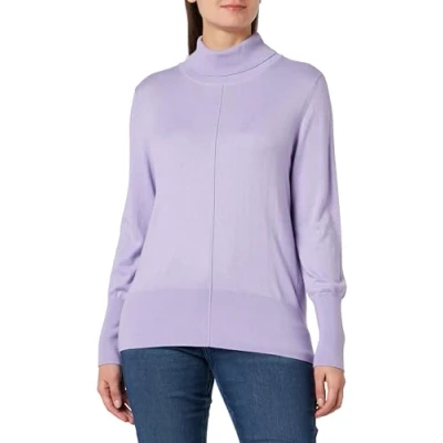 Abbildung von comma casual identity Strickpullover, Damen, Größe: 44, Lavendel