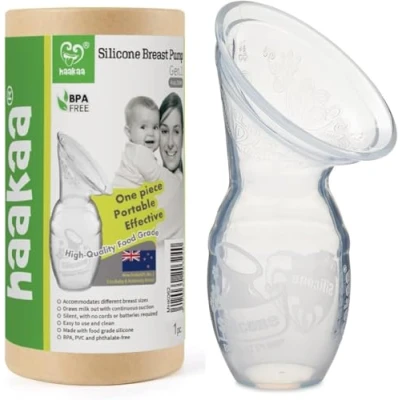 Abbildung von Haakaa Generation 1 Silikon Milchpumpe, 100 ml Fassungsvermögen