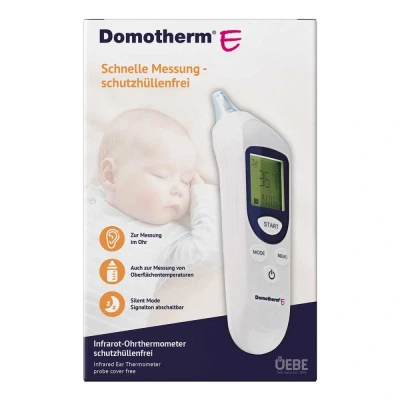 Abbildung von Domotherm E Infrarot Ohrthermometer Schutzhüllenfrei