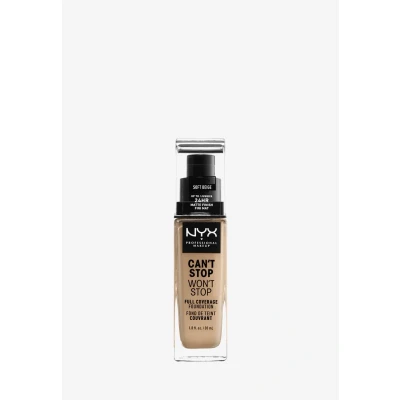 Abbildung von NYX Professional Makeup Can&#039;t Stop Won&#039;t Full Coverage Foundation Soft Beige 30 ml
