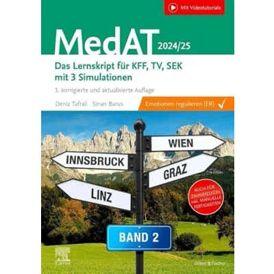 Abbildung von MedAT 2024/25 Band 2: Das Lernskript für kognitive Fähigkeiten und Fertigkeiten, Textverständnis sozial emotionale Kompetenzen (inkl. manuelle Fertigkeiten) Human Zahnmedizin