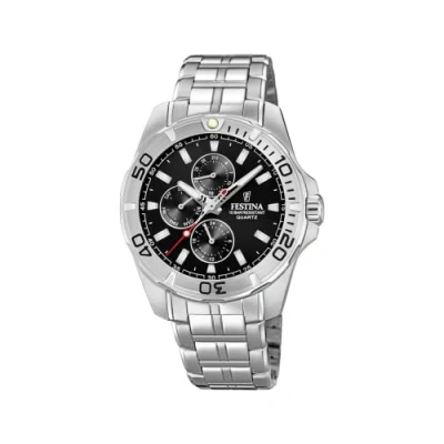 Abbildung von Festina Herren Multi Zifferblatt Quarz Uhr mit Edelstahl Armband F20445/2